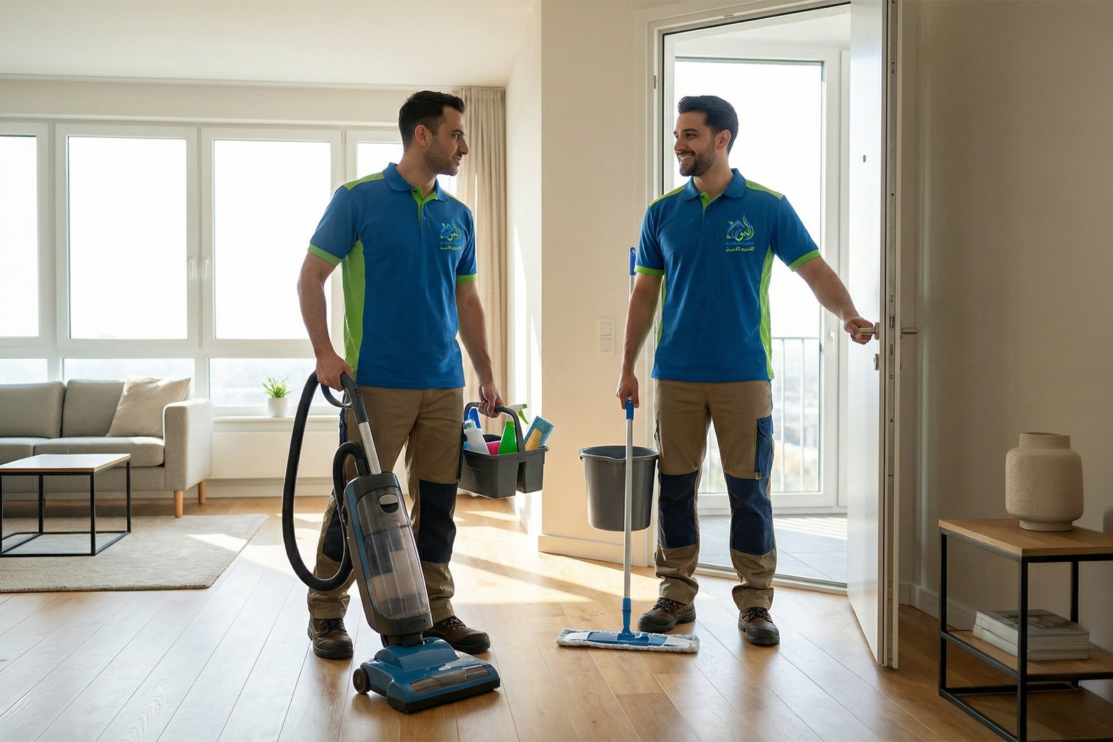 الصفحة الرئيسية النور كلين وصول الفريق المختص