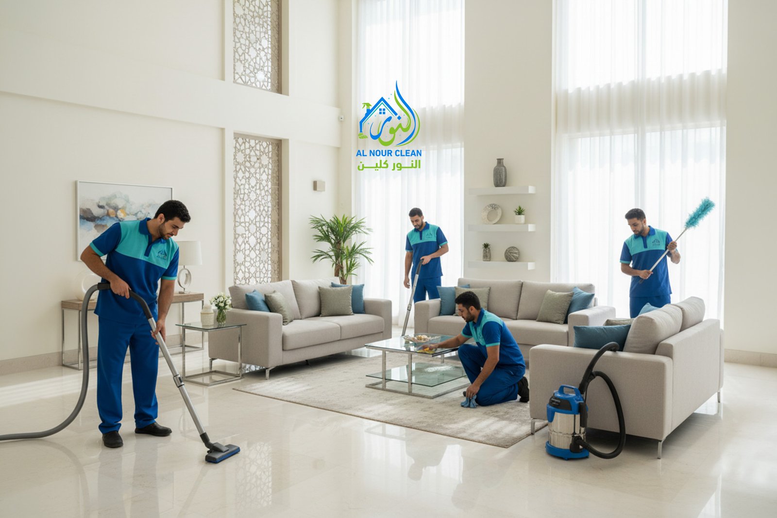 الصفحة الرئيسية شركة النور كلين لخدمات التنظيف ومكافحة الحشرات في الإمارات