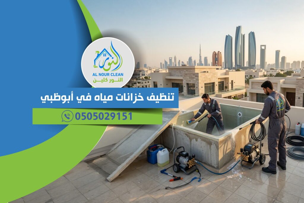 تنظيف خزانات مياه في أبوظبي