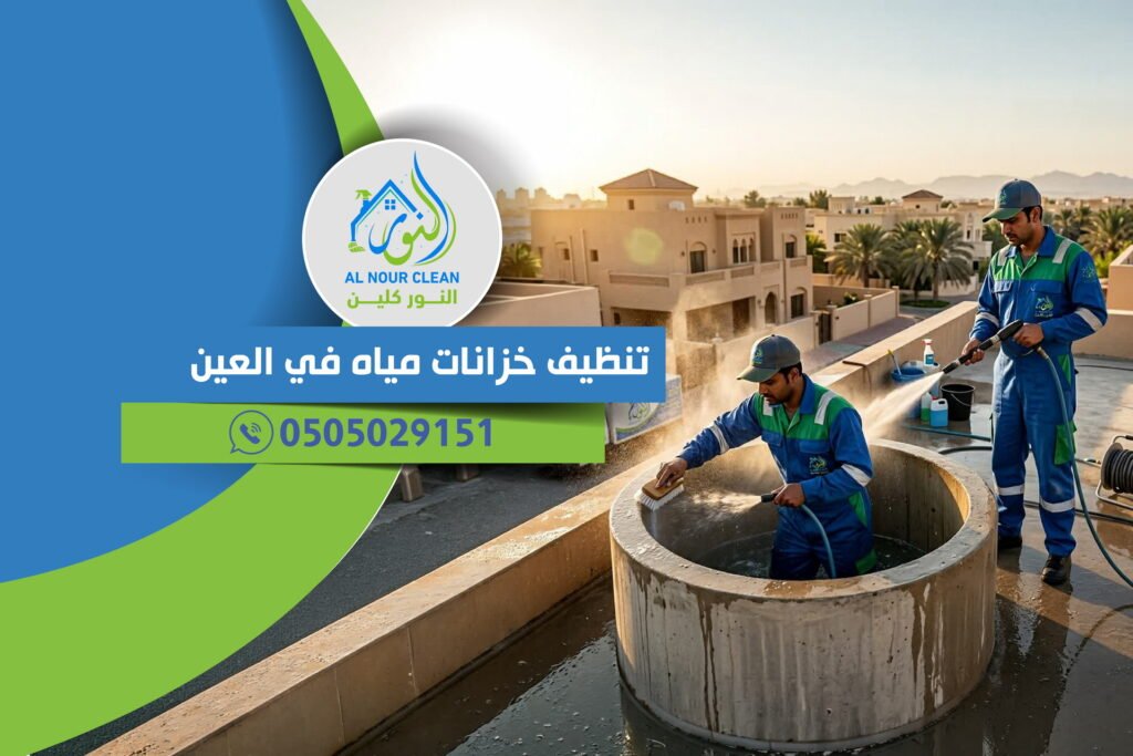 تنظيف خزانات مياه في العين