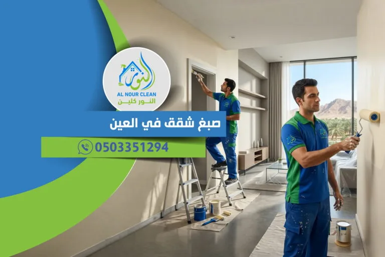 صبغ شقق في العين